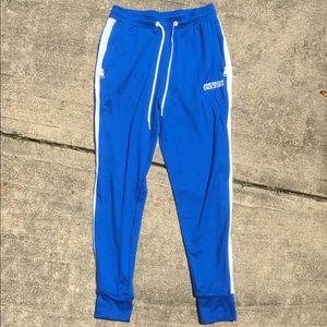 American Eagle Men’s blue side stripe track jogger